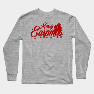 Merry Earpmas - WayHaught Christmas Red Long Sleeve T-Shirt